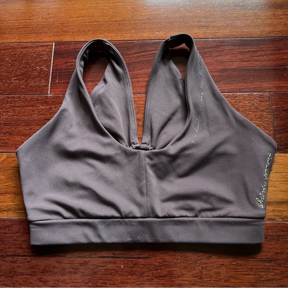 chocolate gymshark x whitney simmons v2 bra - Picture 1 of 5